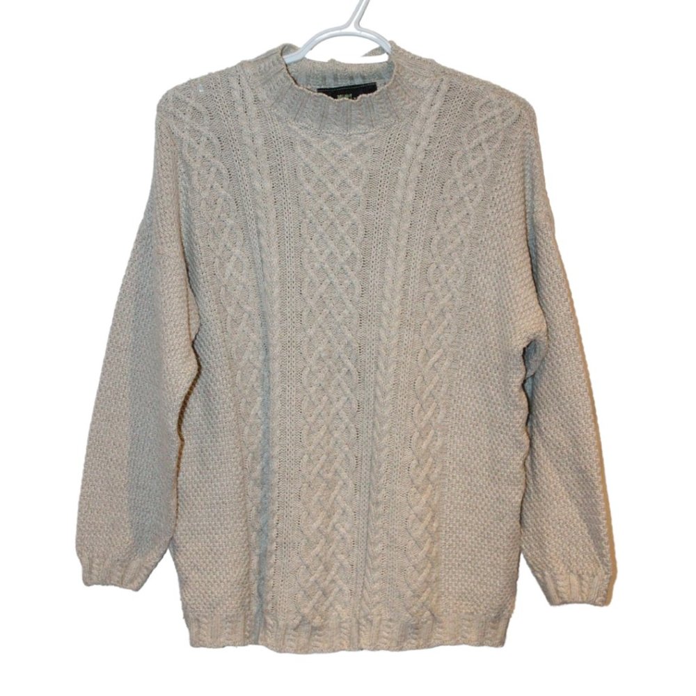 2/$40 🏷 Two Roads Oatmeal Knit Sweater Size M/L